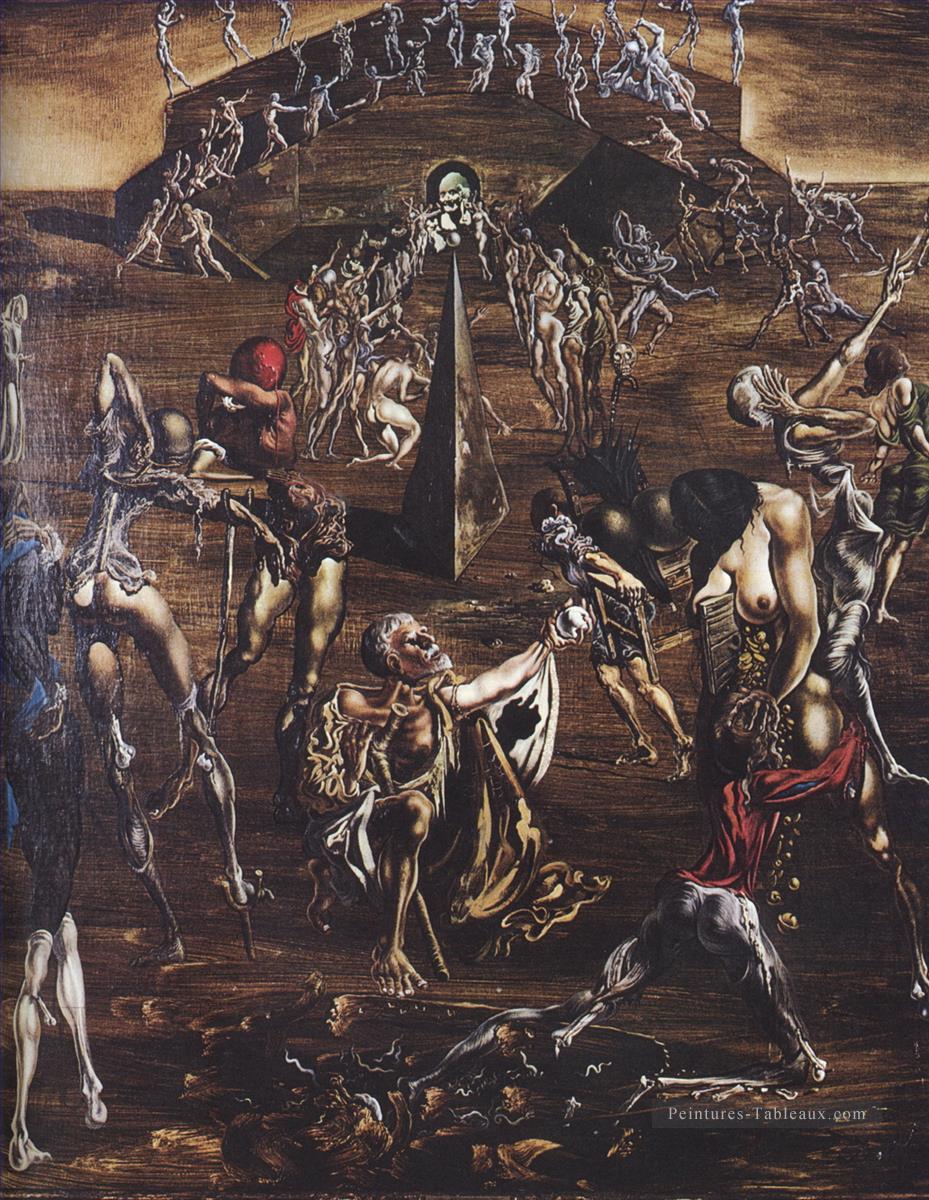 La résurrection de la chair Salvador Dali Peintures à l'huile